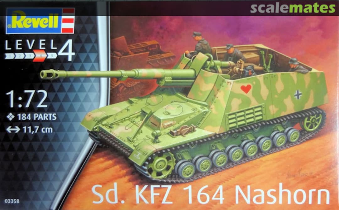 Boxart Sd.Kfz. 164 Nashorn 03358 Revell