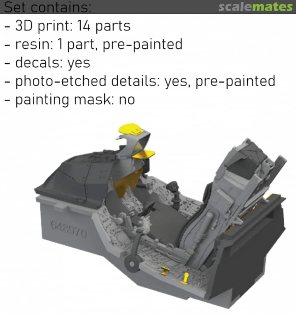 Boxart F-16C Block 42 till 2005 Cockpit 648970 Eduard