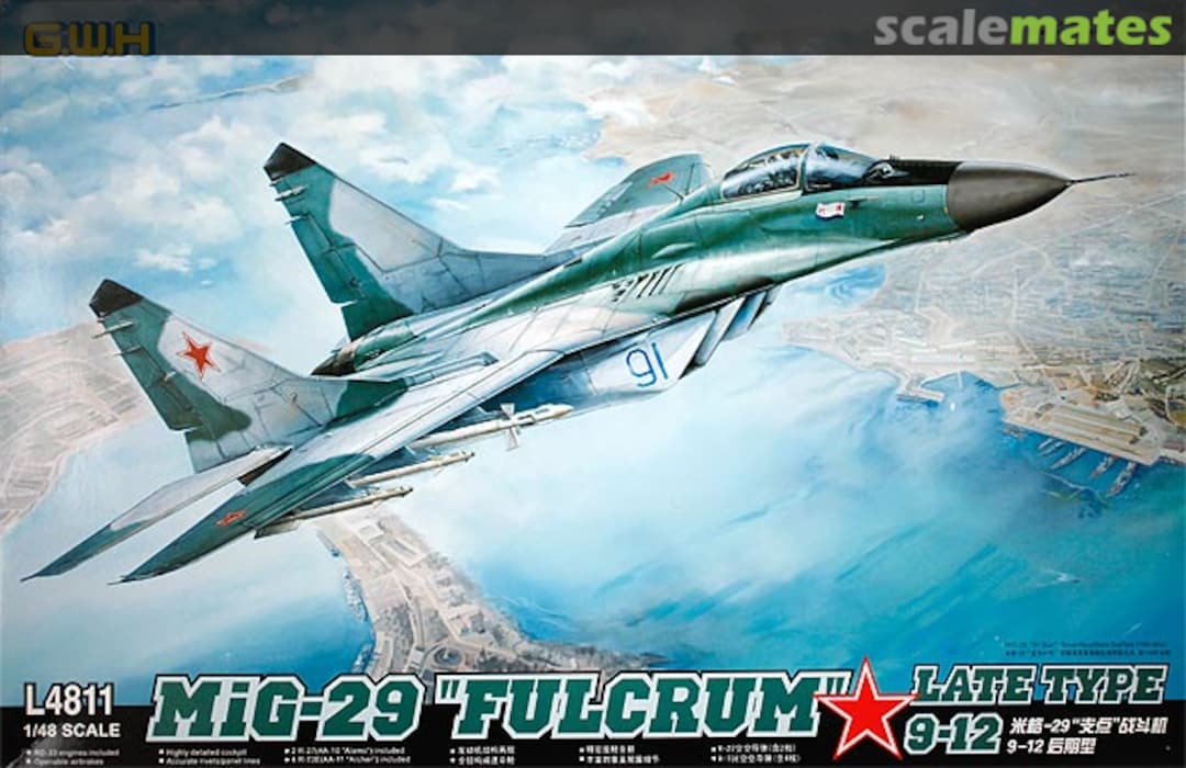 Boxart MiG-29 9-12 "Fulcrum" L4811 Great Wall Hobby