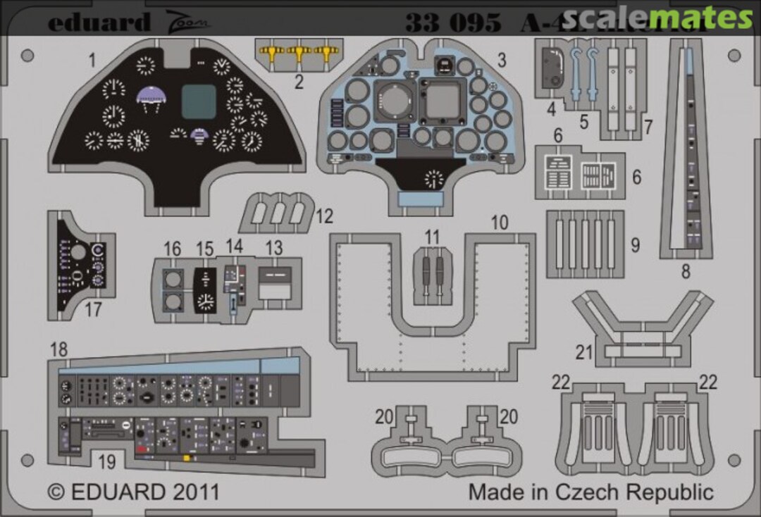 Boxart A-4E interior S. A. 33095 Eduard