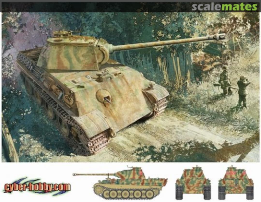 Boxart Panther G Early Production Pz.Rg 26 Italy 6267 Cyber Hobby