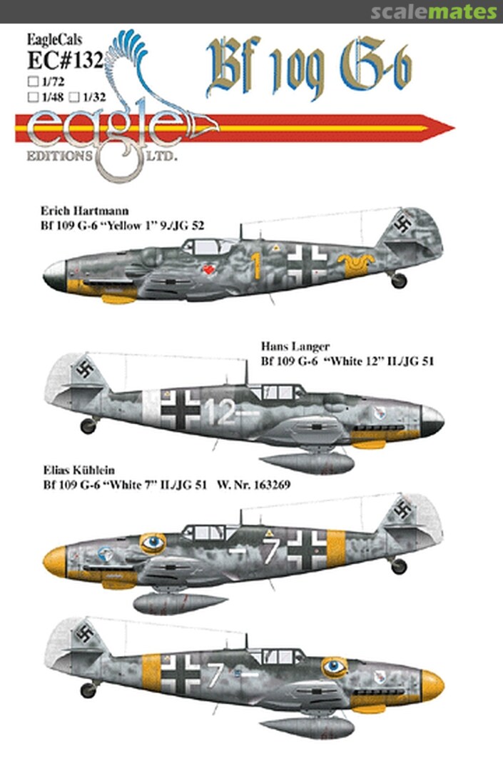 Boxart Bf 109 G-6 EagleCals EC32-132 Eagle Editions