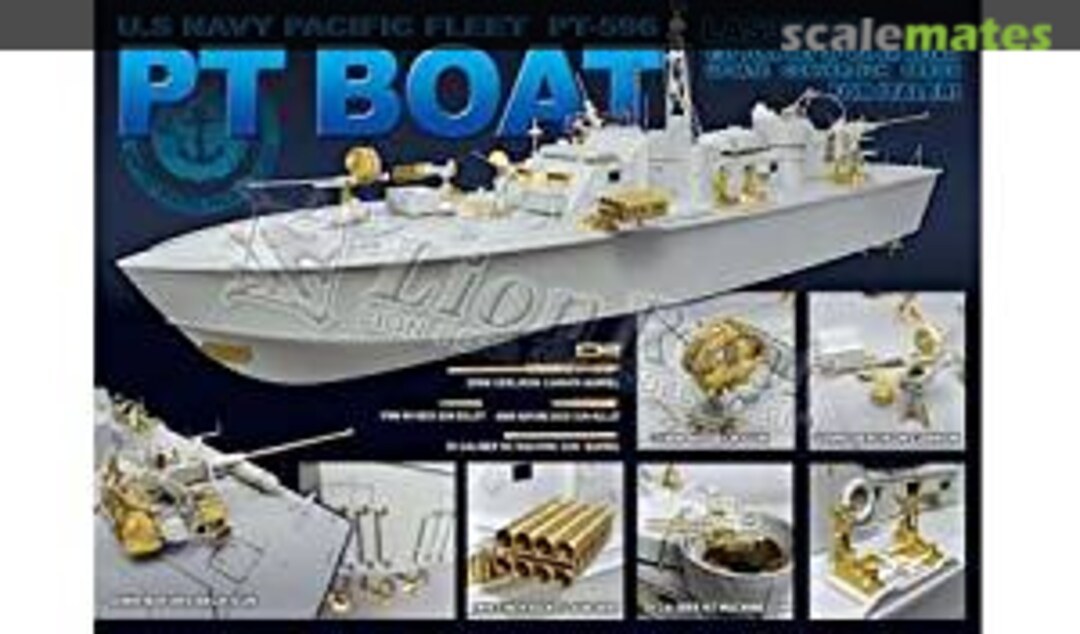 Boxart US Navy Pacific Fleet PT-596 (PT Boat) Super Update Conversion Set LARS35003 Lion Roar