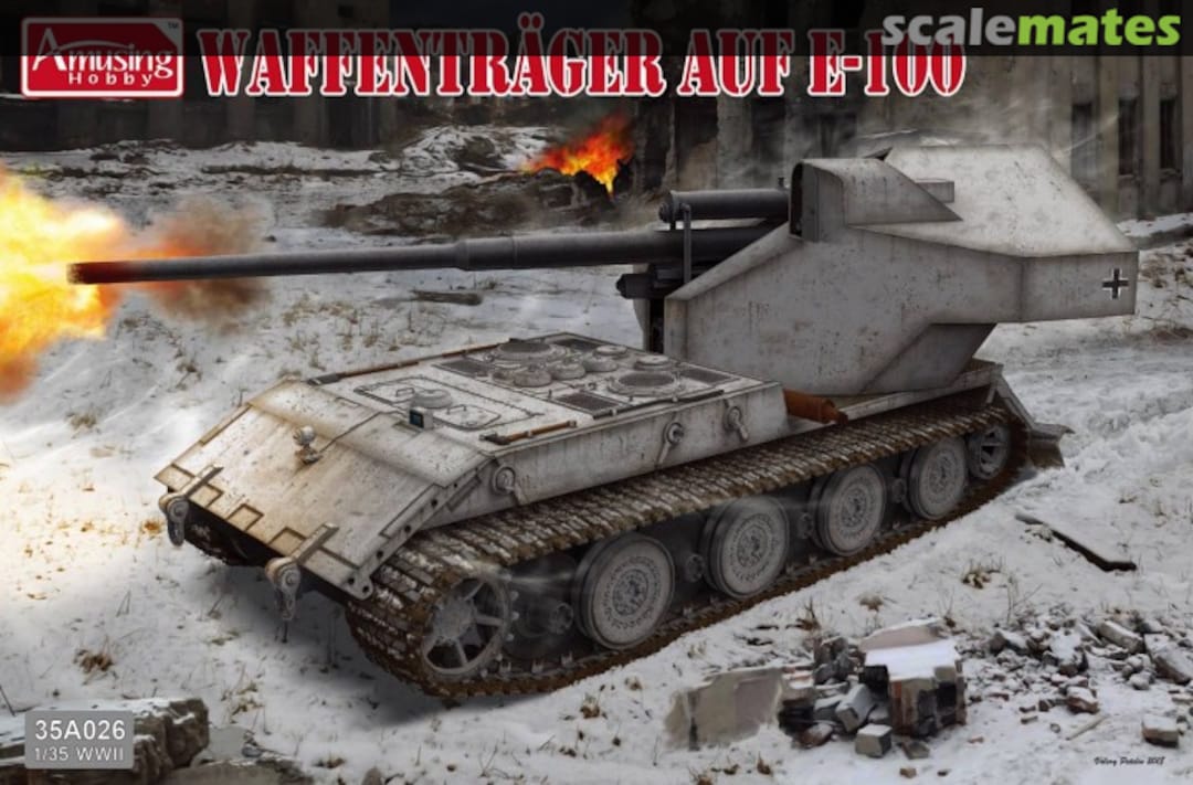 Boxart Waffenträger auf E-100 35A026 Amusing Hobby