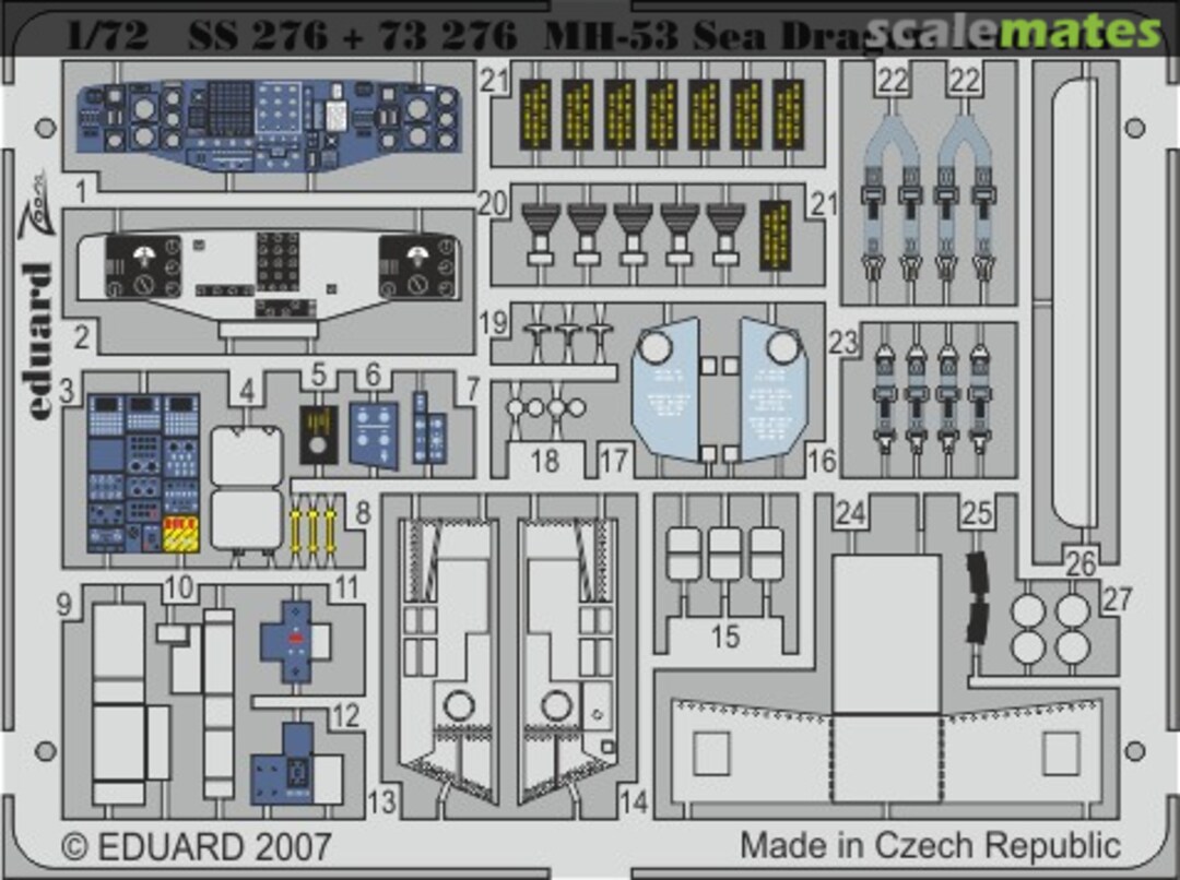 Boxart MH-53 interior SS276 Eduard