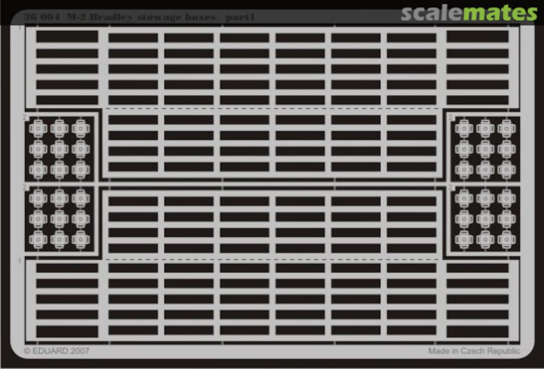 Boxart M-2 stowage boxes 36004 Eduard