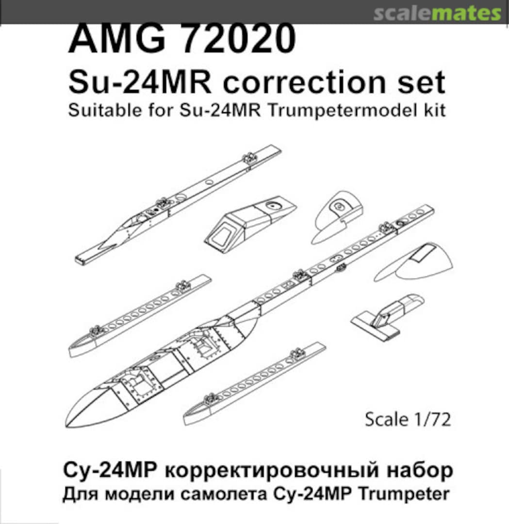 Boxart The photo reconnaissance equipment of Su-24MR (including the AP-402M camera and Aist-M equip 72020 Amigo Models