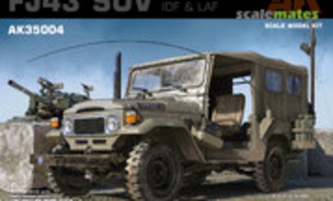 1:35 FJ43 SUV with Soft Top IDF &amp; LAF (AK Interactive AK35004)