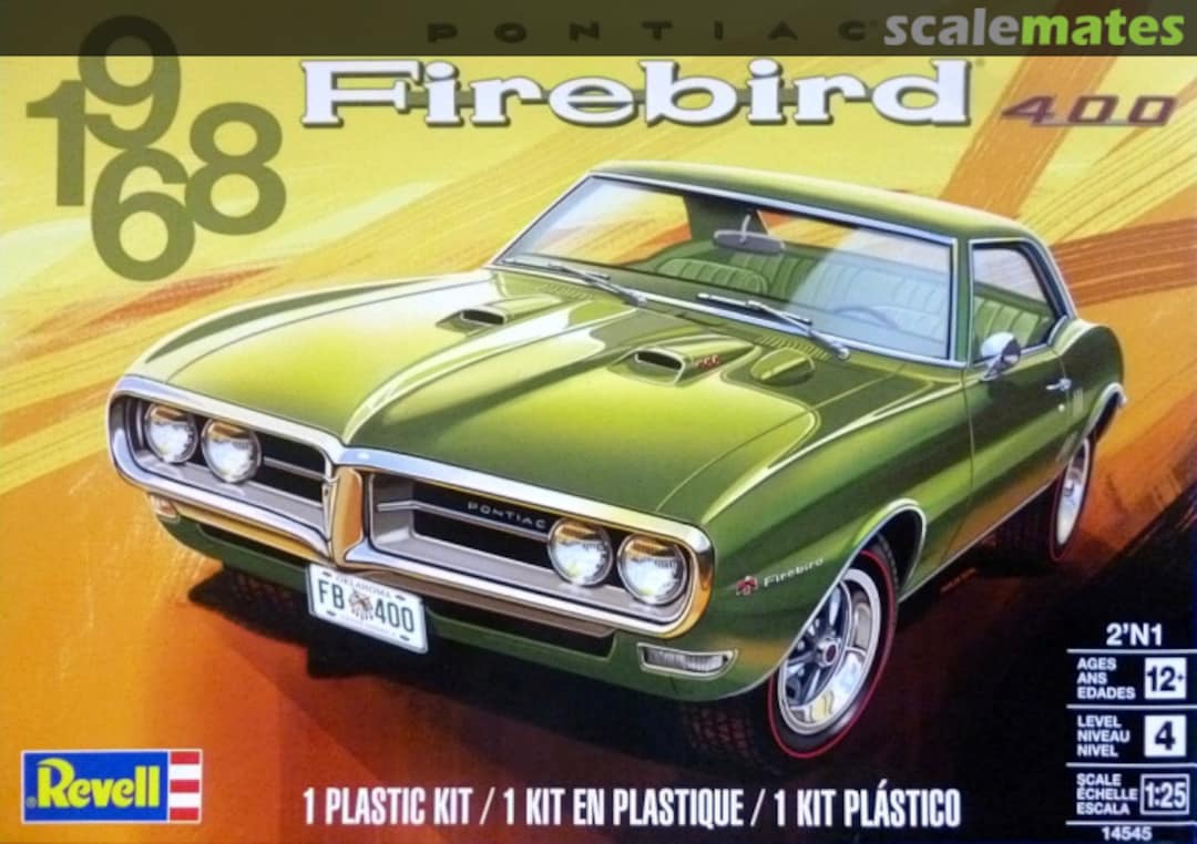 Boxart 1968 Pontiac Firebird 400 85-4545 Revell