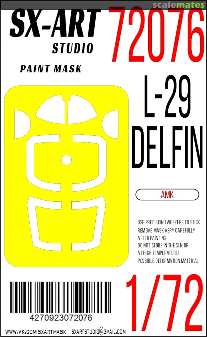 Boxart L-29 Delfin masks 72076 SX-Art