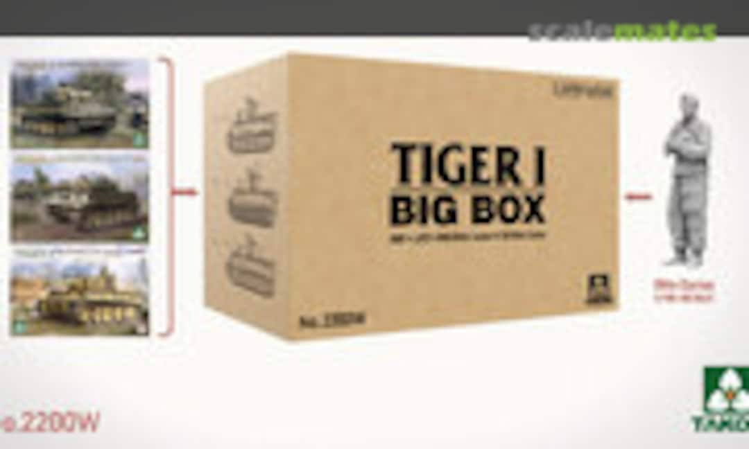 1:35 TIGER I BIG BOX (Takom 2200W)