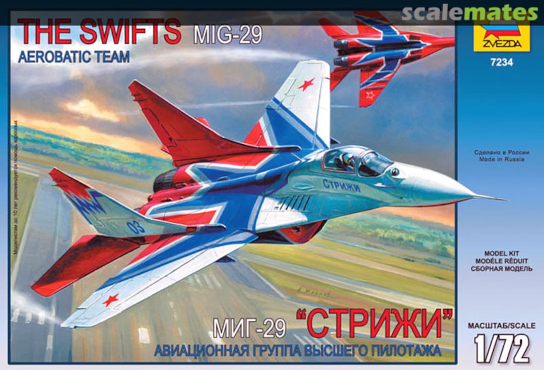 Boxart MiG-29 7234 Zvezda