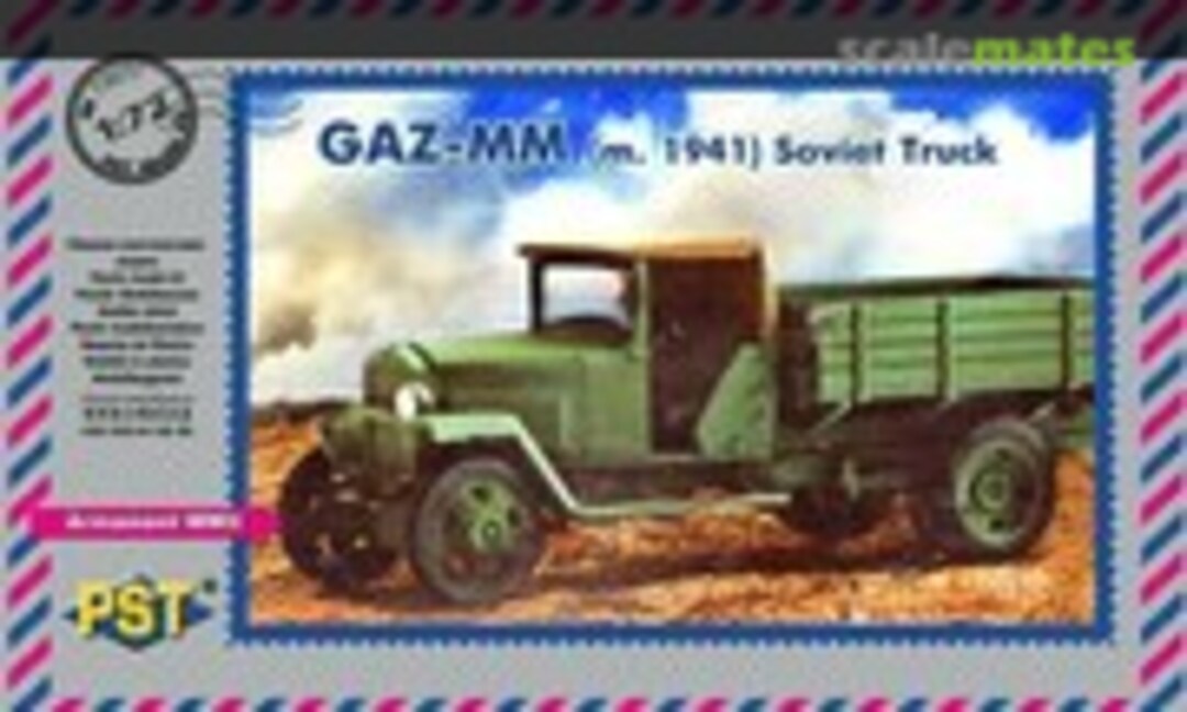 1:72 Soviet truck GAZ-MM (1941) (PST 72077)