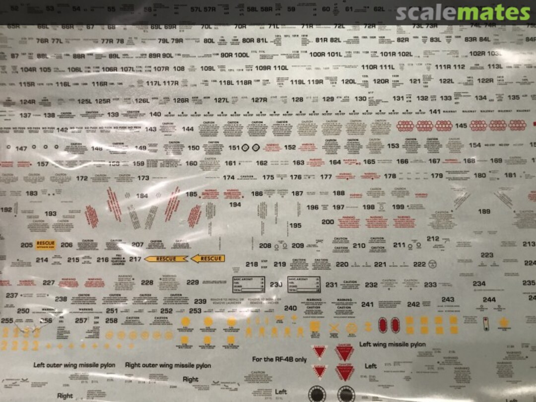 Boxart F-4B/J/N Stencils & Data ZTZ32066 Zotz Decals