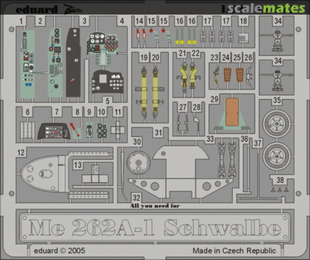 Boxart Me 262A-1 Schwalbe SS277 Eduard