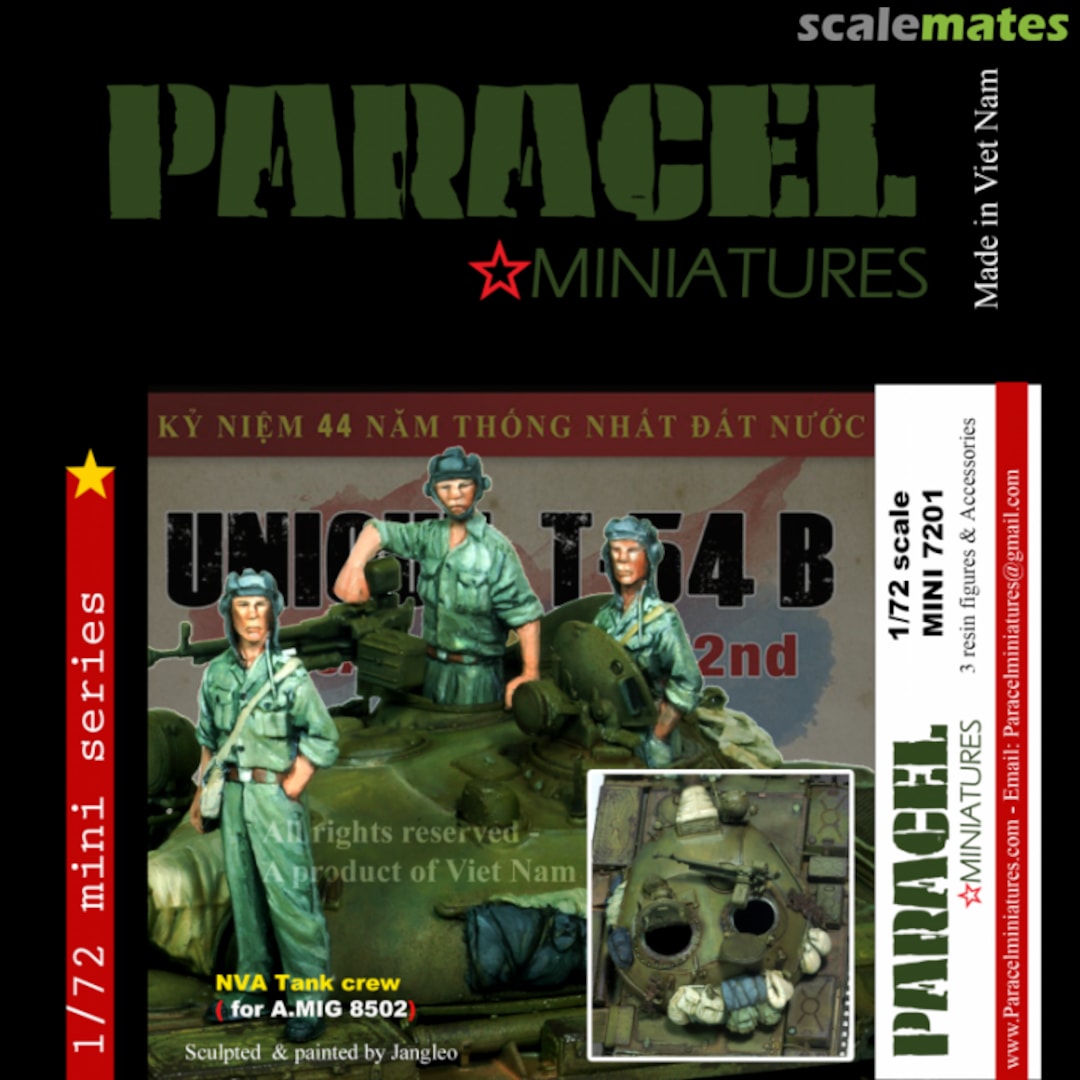 Boxart NVA Tank Crew MINI 7201 Paracel Miniatures