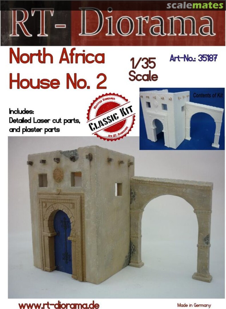 Boxart North Africa House No. 2 35187 RT-Diorama