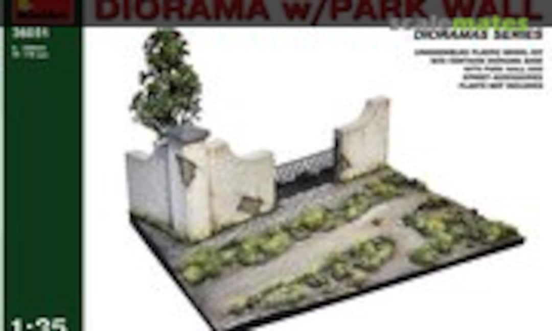 1:35 Diorama w/ Park Wall (MiniArt 36051)