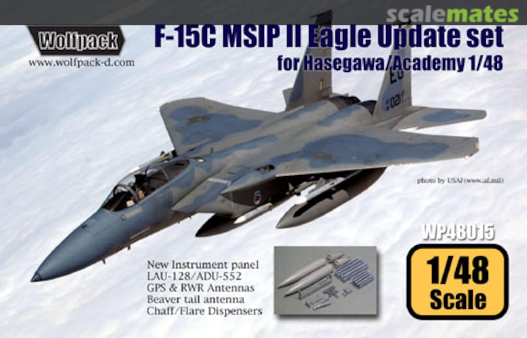 Boxart F-15C MSIP II Eagle Update Set WP48015 Wolfpack