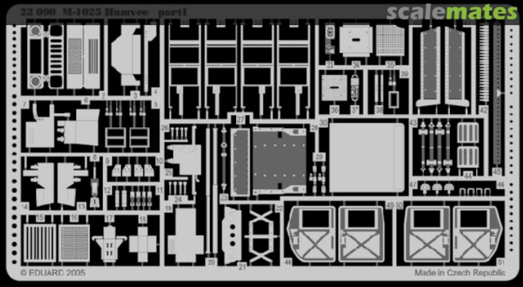 Boxart M-1025 Humvee 22090 Eduard