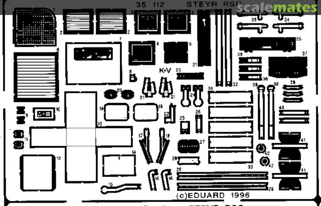 Boxart Detail Set Steyr RSO/01 35112 Eduard