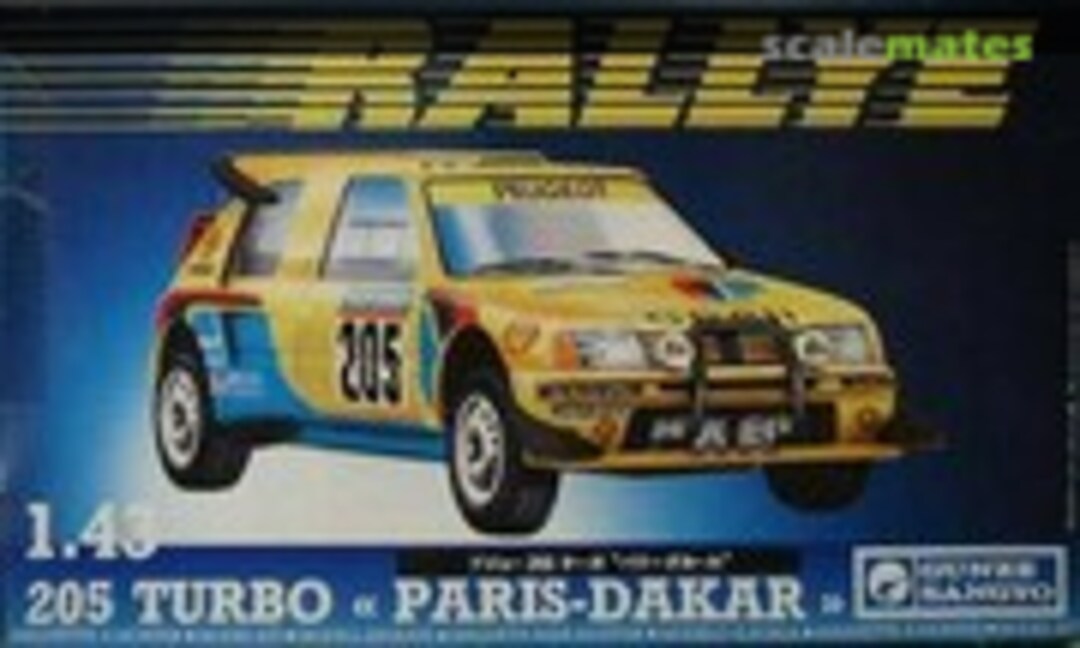 1:43 205 Turbo &quot;Paris-Dakar&quot; (Gunze Sangyo FG-111)