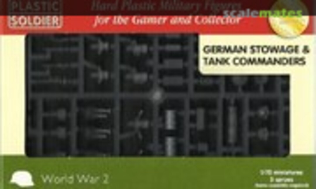 1:72 German Stowage &amp; Tank Commanders (Plastic Soldier WW2V20021)