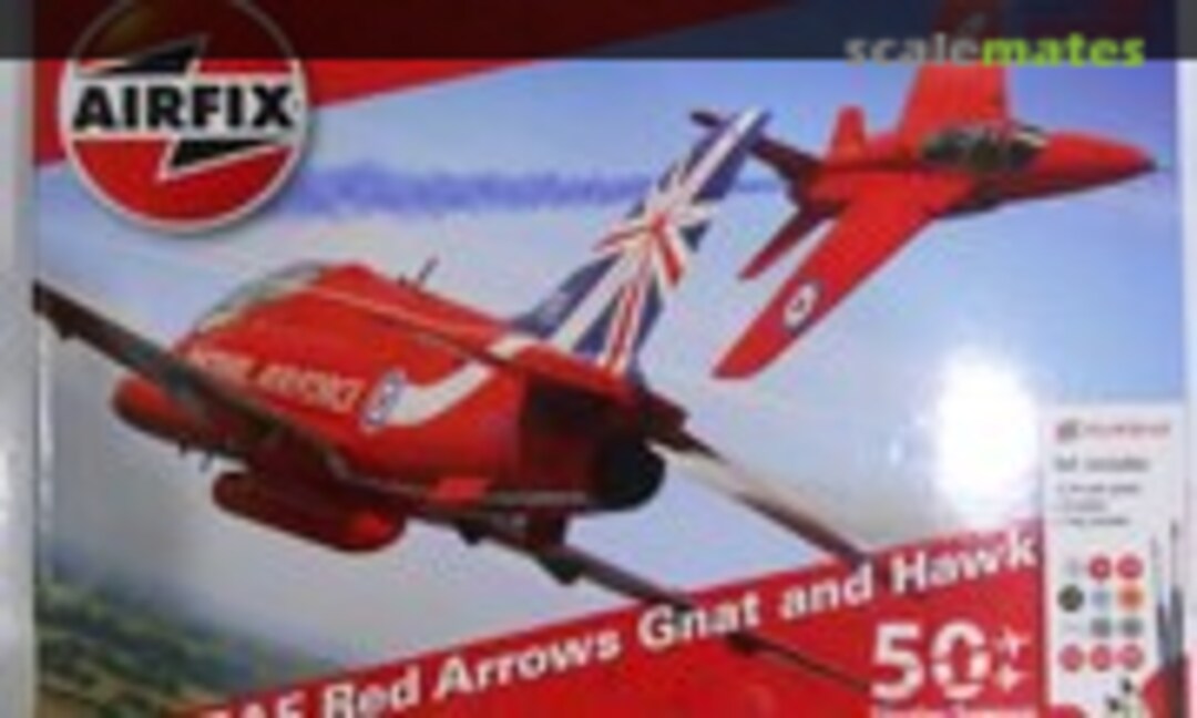 1:48 RAF Red Arrows Gnat and Hawk (Airfix A50159)