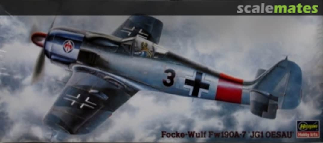 Boxart Focke-Wulf Fw190A-7 JG1 Oesau AP160 Hasegawa