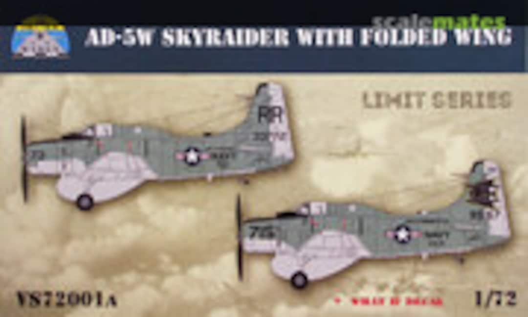 1:72 AD-5W Skyraider with Folded Wing (Skale Wings VS72001A)