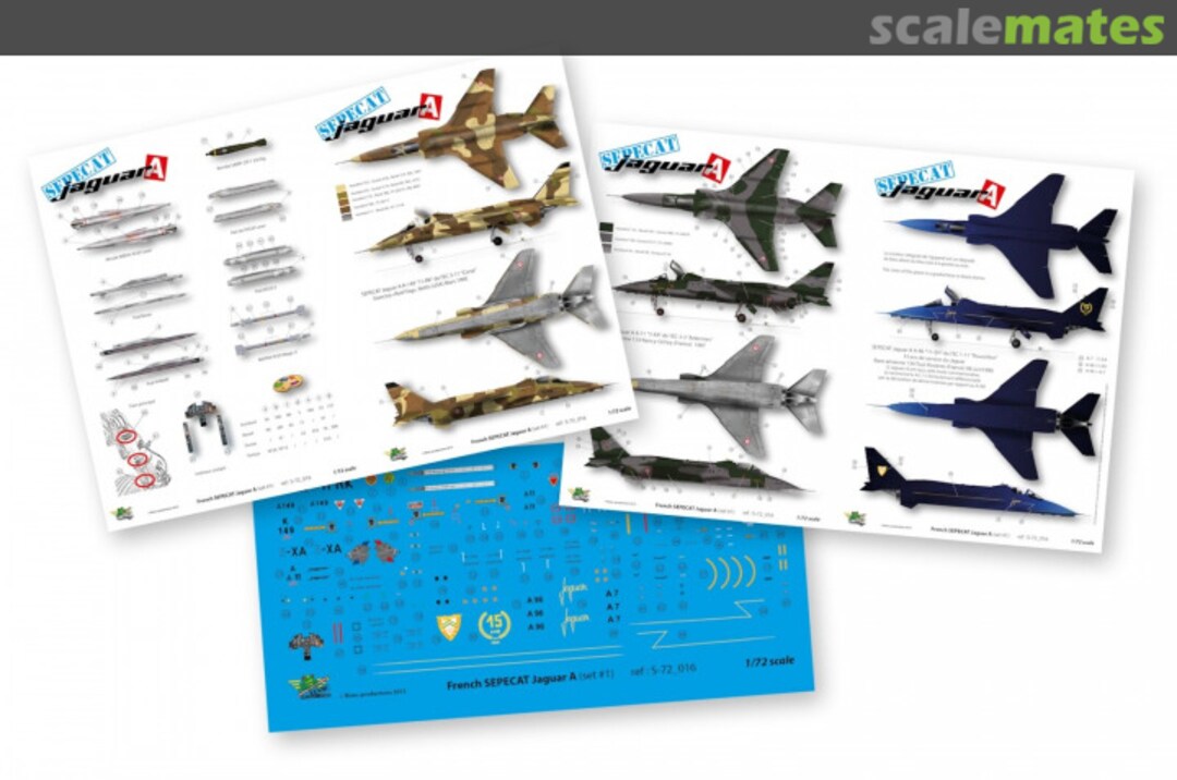 Boxart SEPECAT Jaguar A (set 1) S-72_016 FFSMC Productions