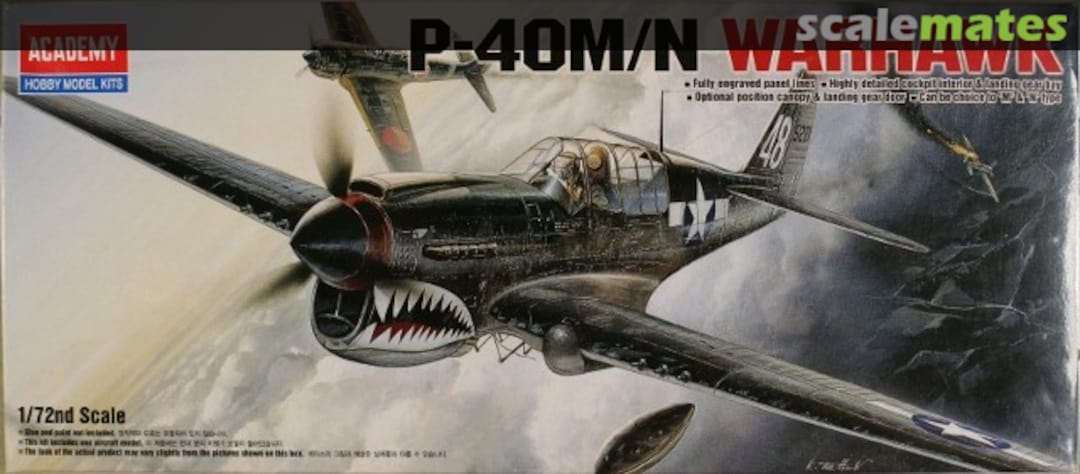 Boxart P-40M/N Warhawk 1668 Academy