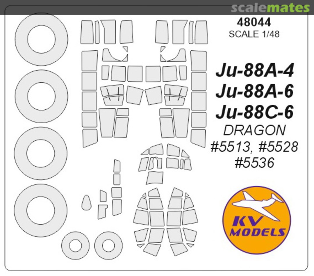 Boxart Ju-88A-4 / Ju-88A-6 / Ju-88C-6 48044 KV Models