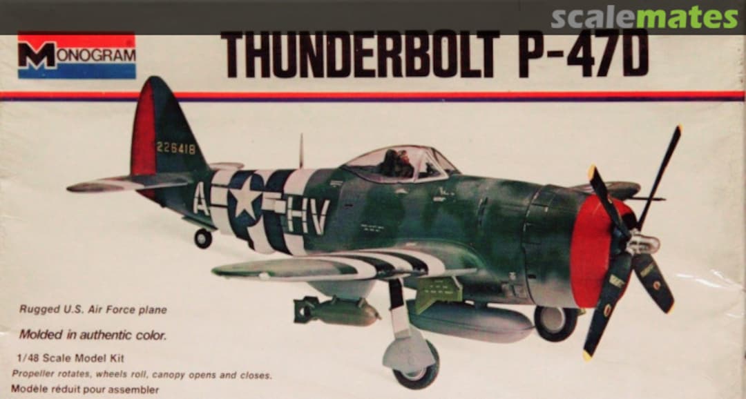 Boxart Thunderbolt P-47D 6838 Monogram