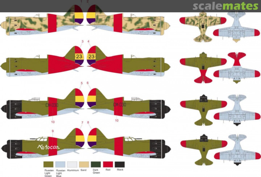 Contents POLIKARPOV I-16 RATA - I-16 CAPTURED BY SPANISH REPUBLICANS MNFDL72029 ROP o.s.