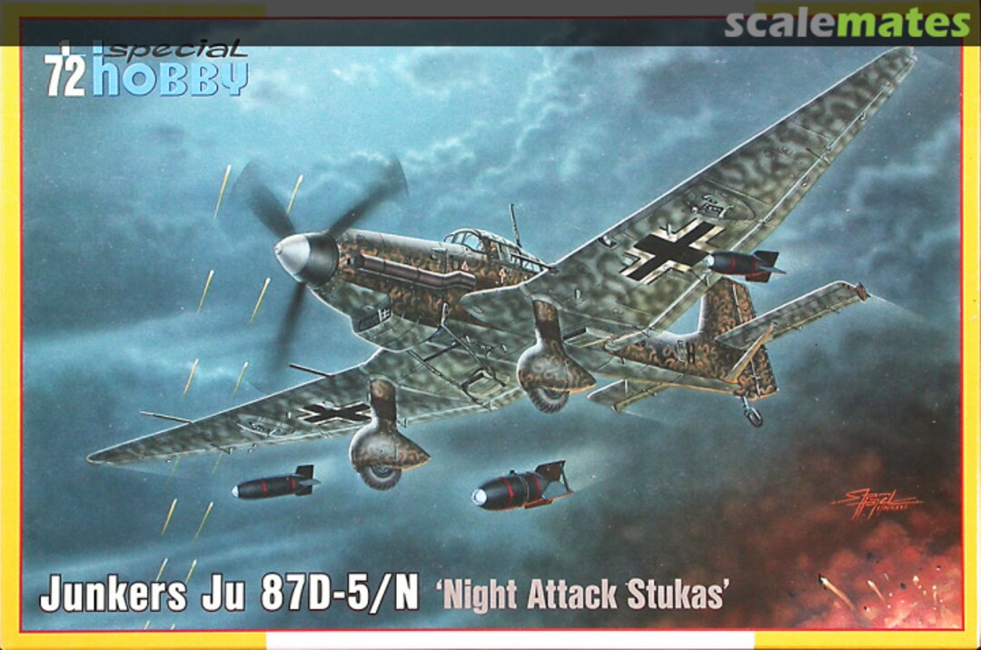 Boxart Junkers Ju 87D-5/N SH72458 Special Hobby