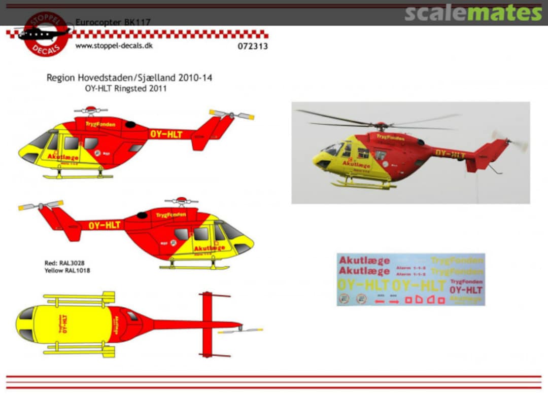 Boxart Eurocopter BK 117 072313 Stoppel Decals