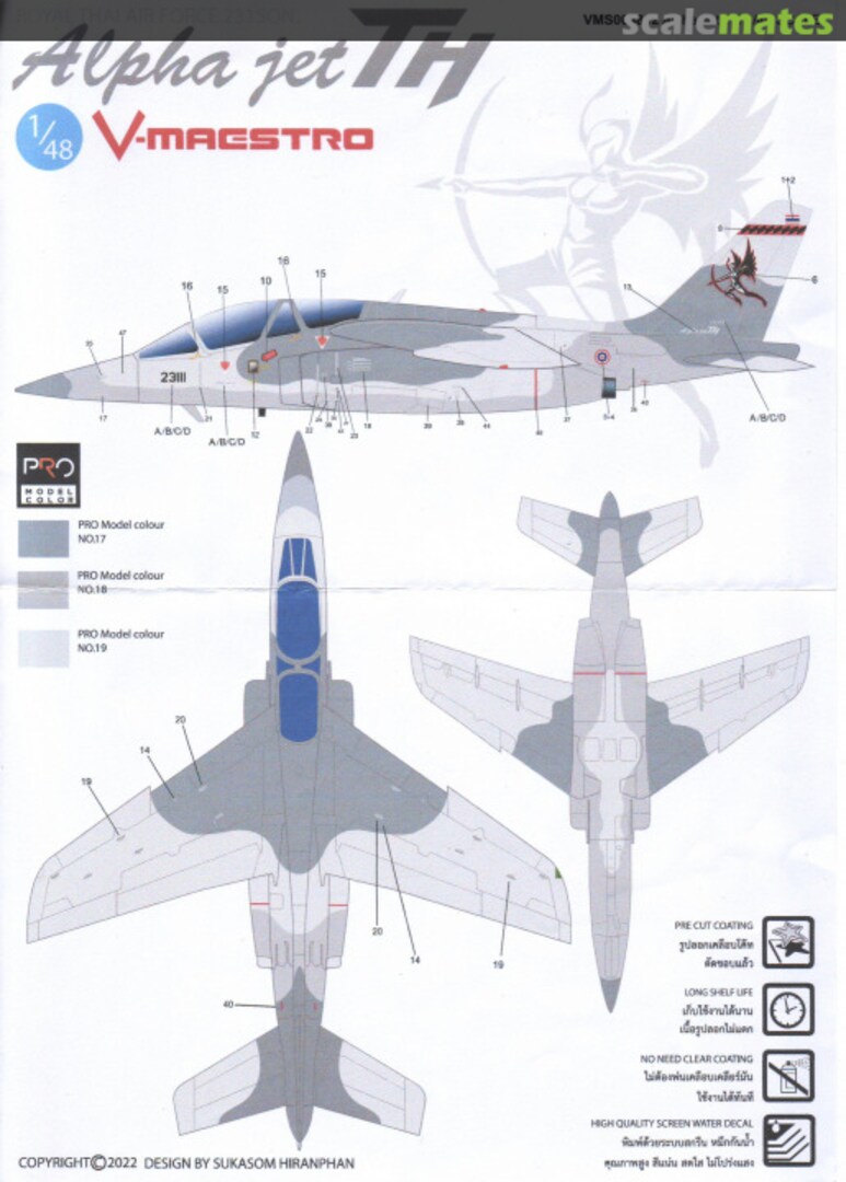 Boxart Alpha Jet TH VMS064802 Veha Maestro Decals