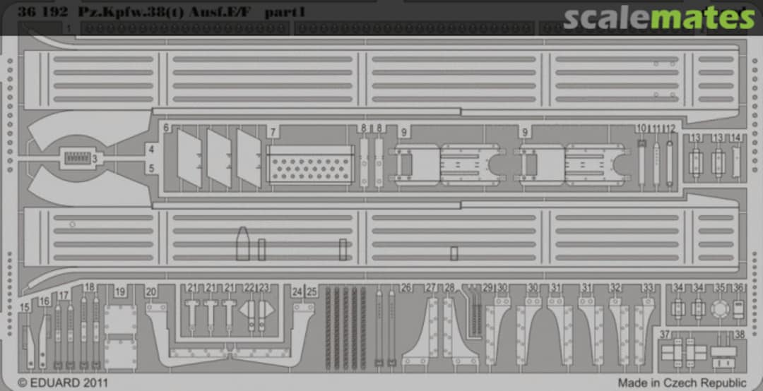 Boxart Pz. Kpfw.38(t) Ausf. E/F 36192 Eduard