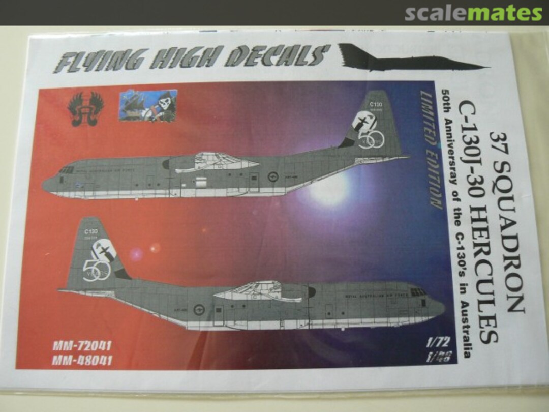 Boxart C-130J-30 Hercules MM-72041 Flying High Decals