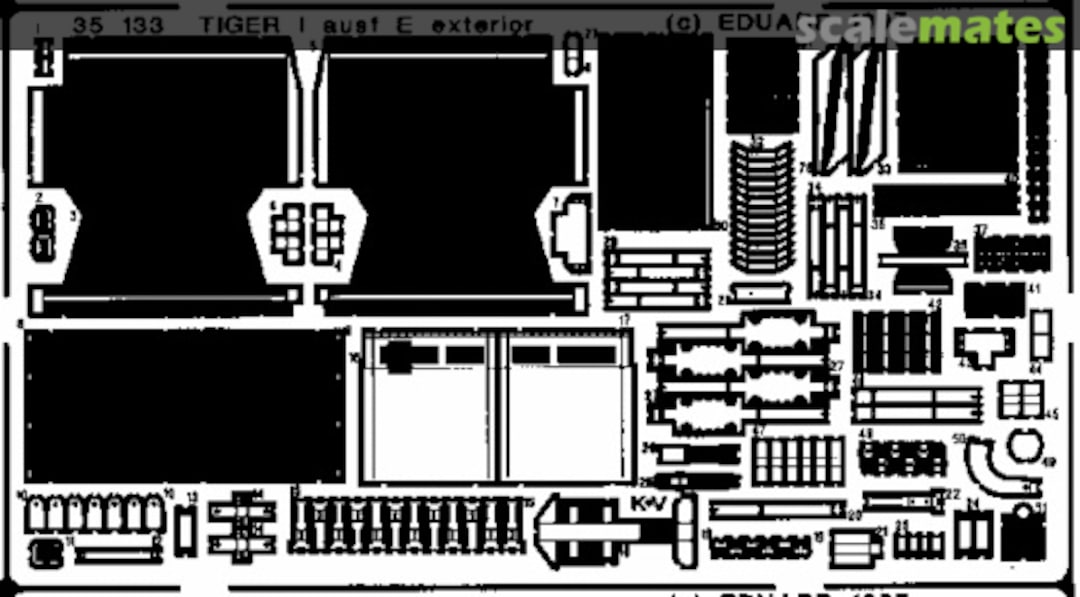 Boxart Tiger I Ausf. E (exterior) 35133 Eduard