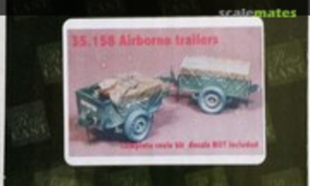 1:35 Airborne Trailers (Resicast 35.158)