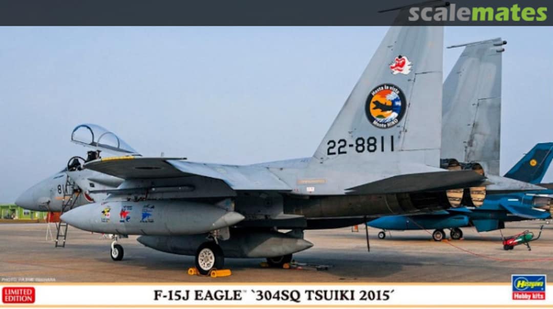 Boxart F-15J Eagle `304SQ Tsuiki 2015´ 02196 Hasegawa