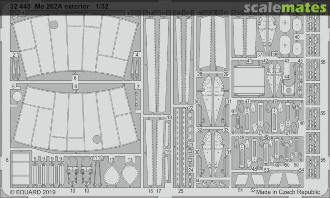 Boxart Me 262A exterior 32448 Eduard