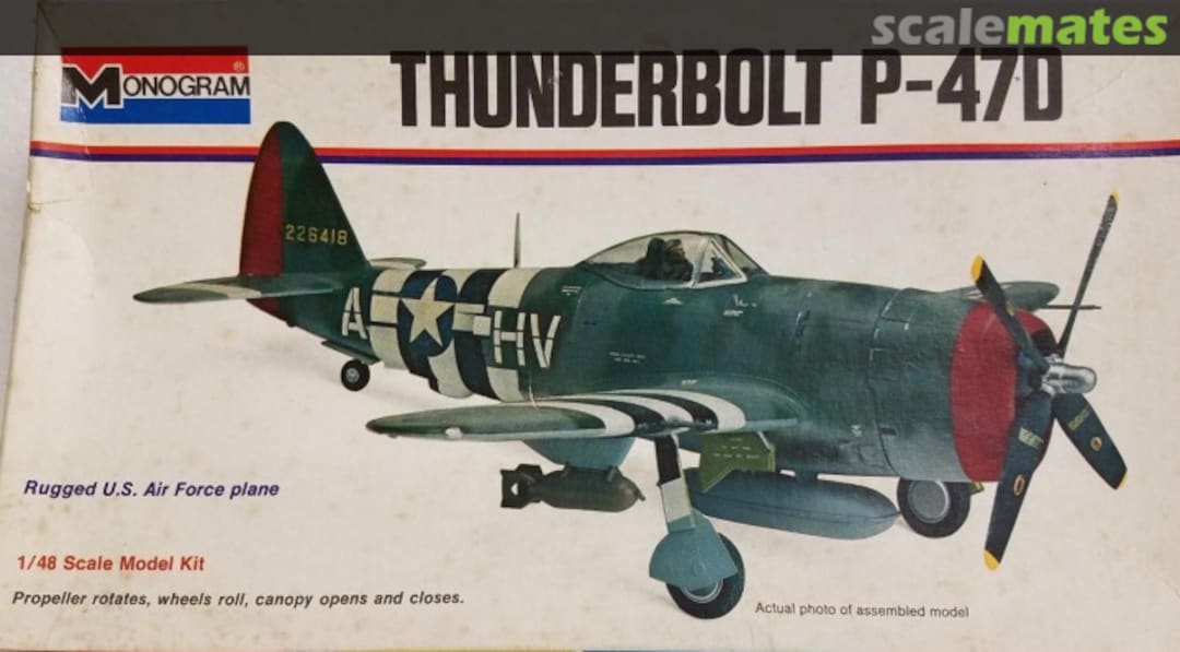 Boxart Thunderbolt P-47D 6838 Monogram