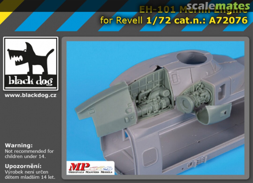 Boxart EH-101 Merlin - Engine A72076 Black Dog