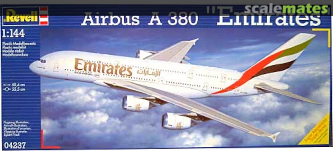 Boxart Airbus A 380 "Emirates" 04237 Revell