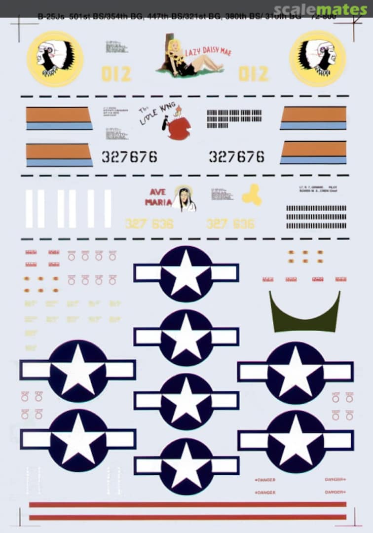 Boxart B-25J Mitchells 72-0800 SuperScale International