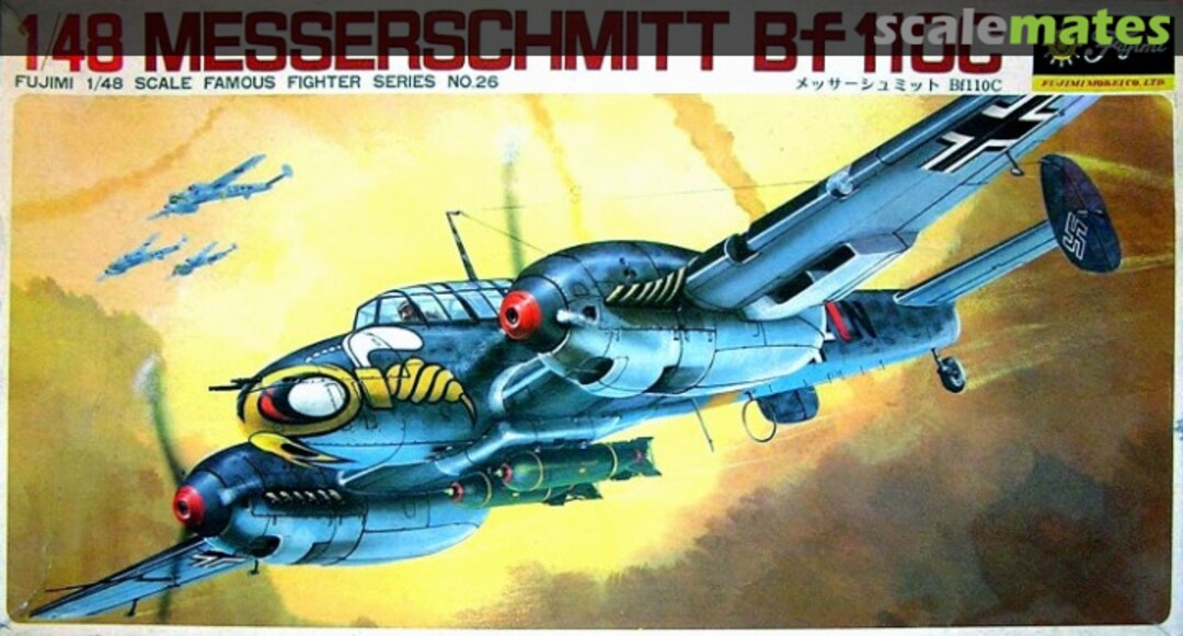 Boxart Messerschmitt Bf 110C 5A26 Fujimi