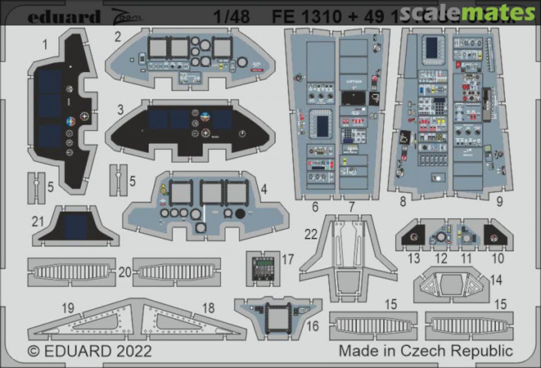 Boxart Su-30SM ZOOM FE1310 Eduard